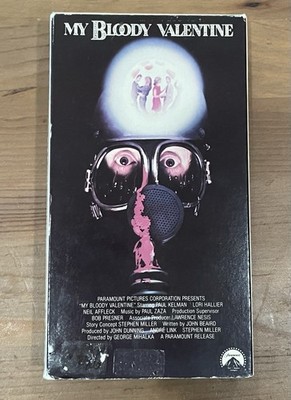 My Bloody Valentine VHS 1981 Paramount Rated Vintage Horror Slasher