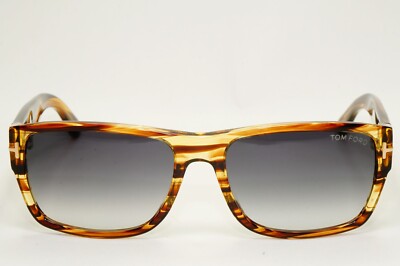 Tom Ford Sunglasses Mason Honey Brown Transparent Grey FT0445 TF