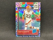 2022 Donruss Optic MARTIN EMERSON Blue Stars Rated Rookie SSP #275 Browns