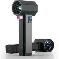 Oversize Turbo Dryer Blower for Car, Max Instantaneous Thrust 3.5lb, 4 Speeds