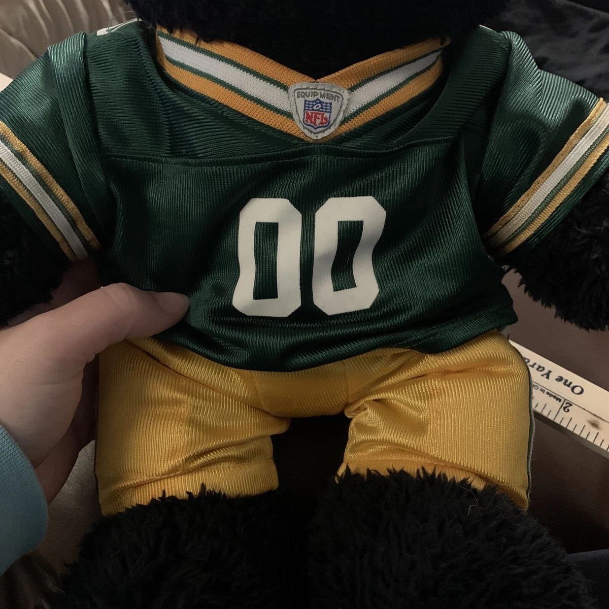 Build A Bear NFL GREEN BAY PACKERS UNIFORM OUTFIT And Bear Plush Cute  Cuddly | eBay