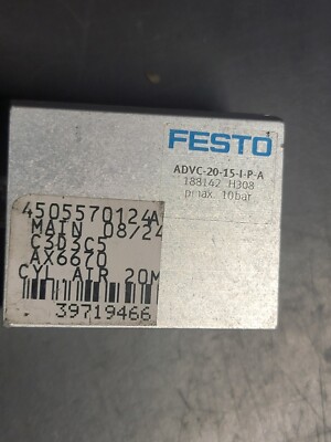 NEW FESTO cylinder ADVC-20-15-I-P-A 188142 Short-stroke Cylinder FREE SHIP