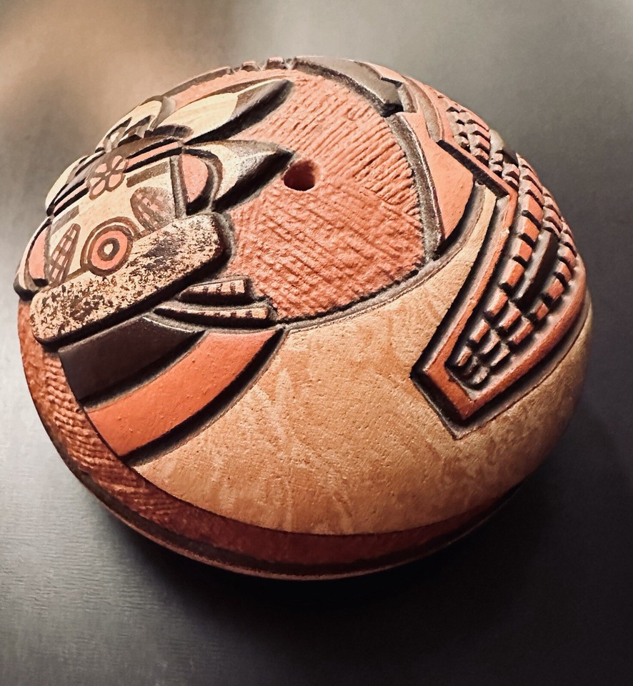 Delmar Polacca Pottery Corn Maiden Seed Pot Polychrome Namdeyo Native ...