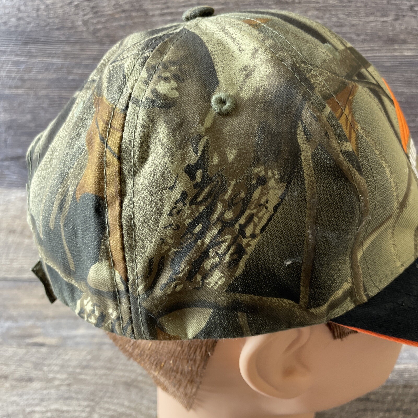 Mueller Inc Baseball Cap Hat Adjustable Camo Oran… - image 3