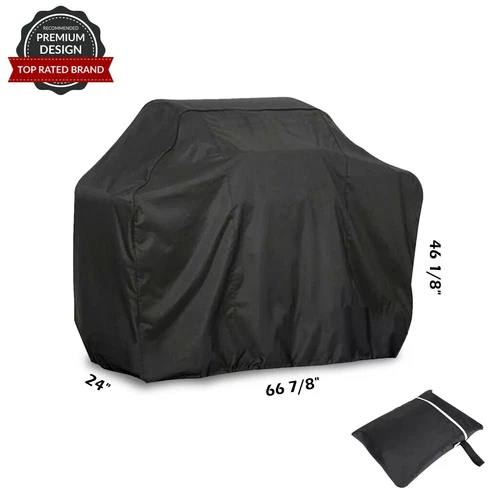 BBQ Gas Grill Cover 66" Waterproof Outdoor Lightweight Durable Protection