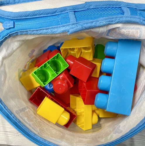 Fisher-Price Mega Bloks First Builders 60 Pieces Ages 1-5 Big Building Bag - Picture 3 of 3