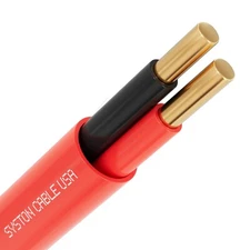 Syston 16/2 Fire Alarm Security Cable FPLP Unshield Copper Wire 50 ft to 1000 ft