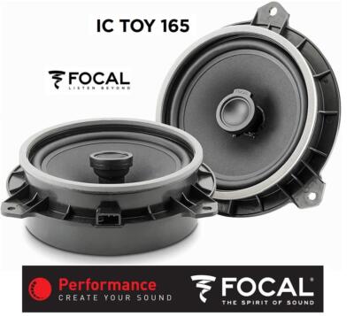 Focal IC TOY 165 Specific Coaxial Speaker System Compatible with Toyota