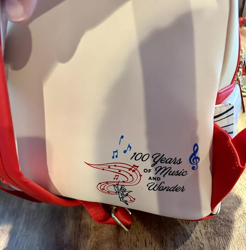 New Loungefly Disney 100 Years Of Music & Wonder Mickey Mouse Mini