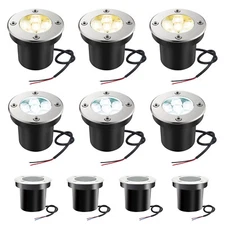 5W LED In-Ground Lights 3000K 6000K Garden Landscape Outdoor Lighting Lawn Lamps