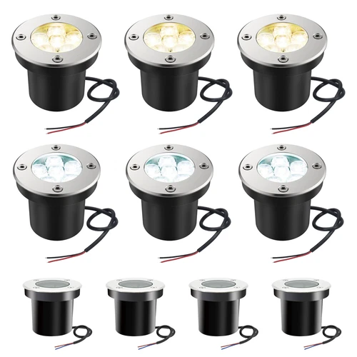 5W LED In-Ground Lights 3000K 6000K Garden Landscape Outdoor Lighting Lawn Lamps