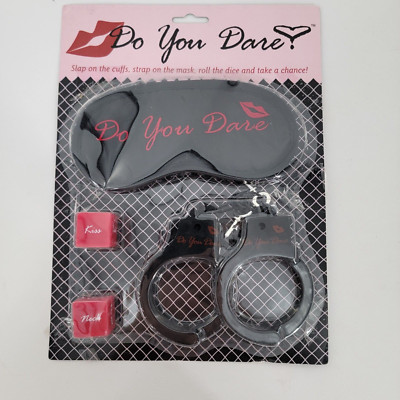 Russ Berrie Gifts Sweet Seduction ''Do You Dare'' Gift Set ~ love cuffs mask dice