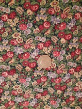 1 mt Vintage PETER PAN floral 100% cotton fabric 45" wide