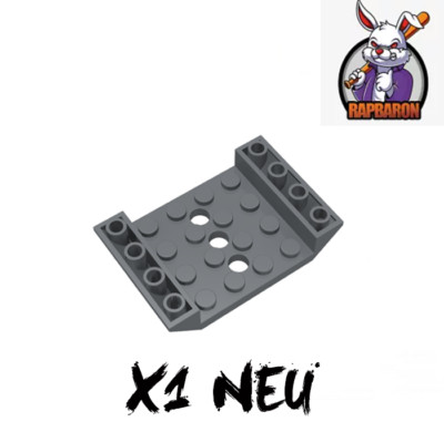 Lego    1x 6x4 Slope   Inverted   Dark Bluish Gray   Grau   60219   Neuware