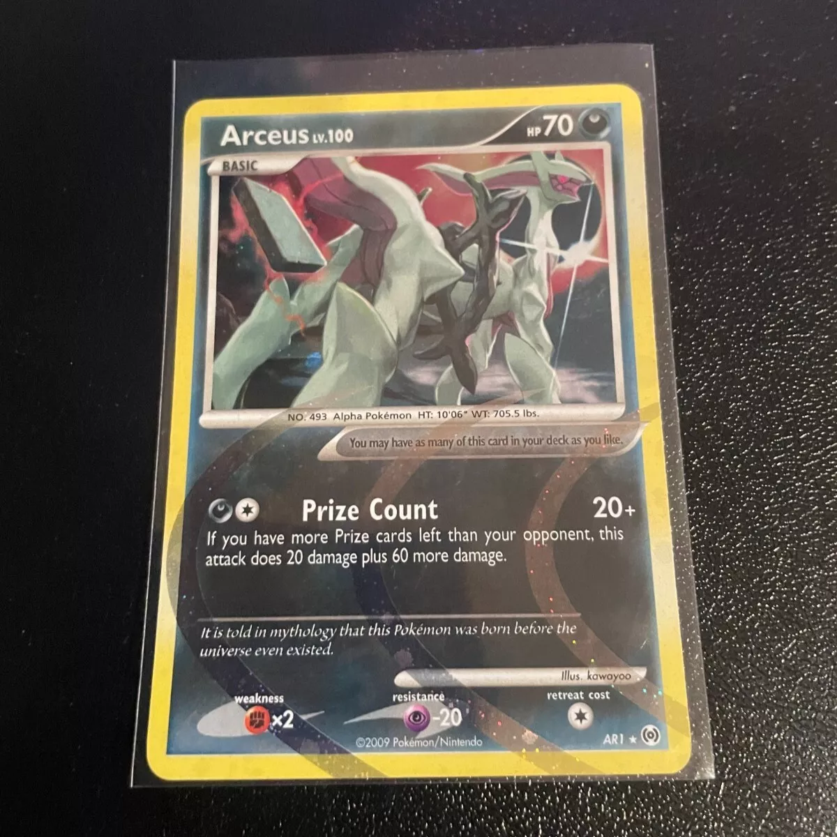 Dark Arceus X Card, this is one of the rarest cards ever, pokemon platinum