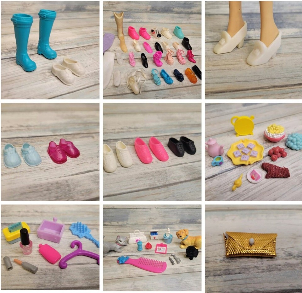 Barbie Doll Shoes and Accessories - Several Options Lot