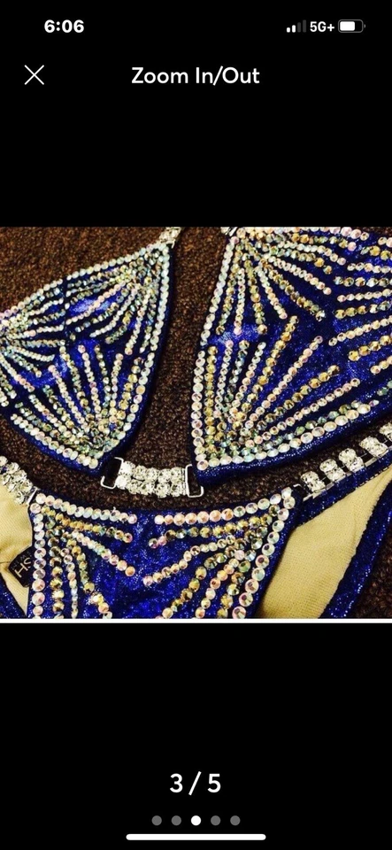 traje figura bikini competición Foto 2 de 4