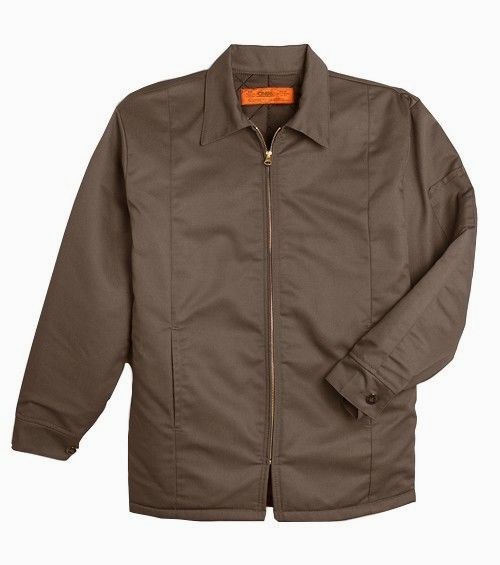 Used Uniform Cintas Unifirst Red Kap Insulated Lined Panel Coat