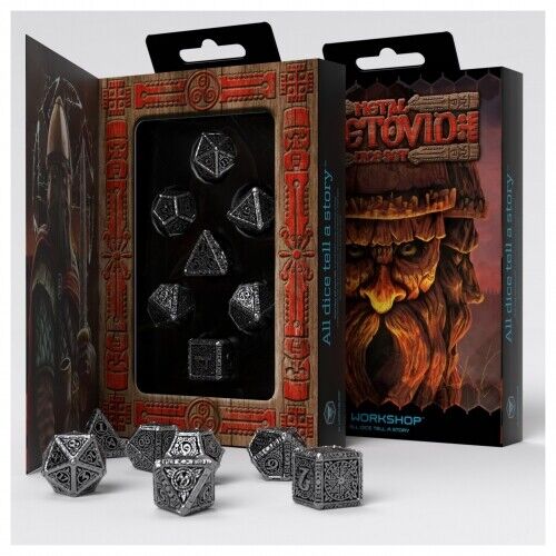 Juego De Dados Svetovid De Metal (7) - Inglés - Imagen 1 de 2