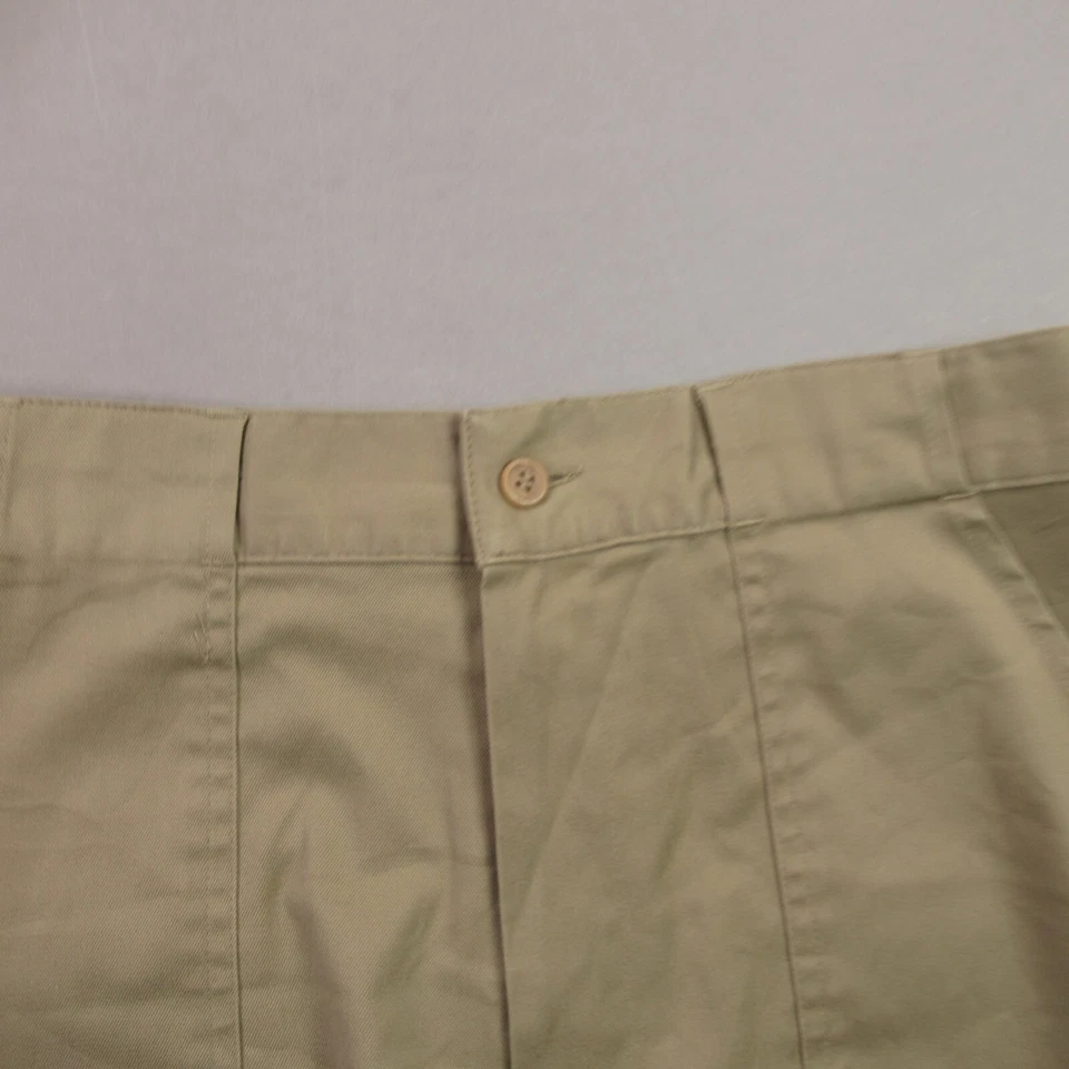 Pantalones Cortos Woolrich Mujer 34 Ligeros Informales Bolsillos Chino Botón Beige Foto 2 de 4