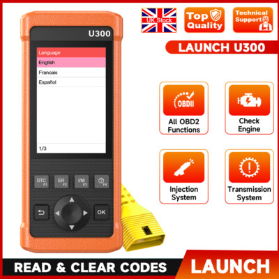 Car OBD2 Scanner Injector Transmission Code Reader Check Engine Diagnostic Tool