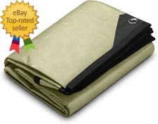 XL Survival Tarp - Insulated Reflective Thermal Camping Tarp - 8.5' X 12' (Deser