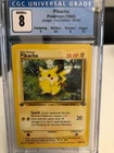 Pokemon Pikachu Jungle 1st edition Near Mint CGC 8 With Subs! PSA