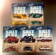 HOT WHEELS 2025 SALT FLAT SILVER SERIES ( SET OF 5 ) 1988 FORD FREE SHIPPING