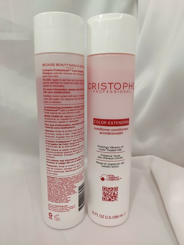 Cristophe Professional Color Extending Shampoo & Conditioner NOS See Photos - Picture 2 of 5