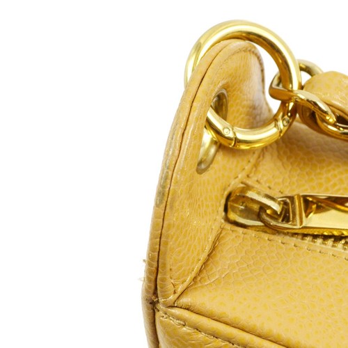Chanel Beige Calfskin Chain Shoulder Bag 120291 - Picture 6 of 10