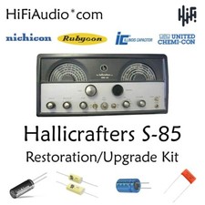Hallicrafters S-85 Restoration kit repair upgrade radio recap capacitor rebuild