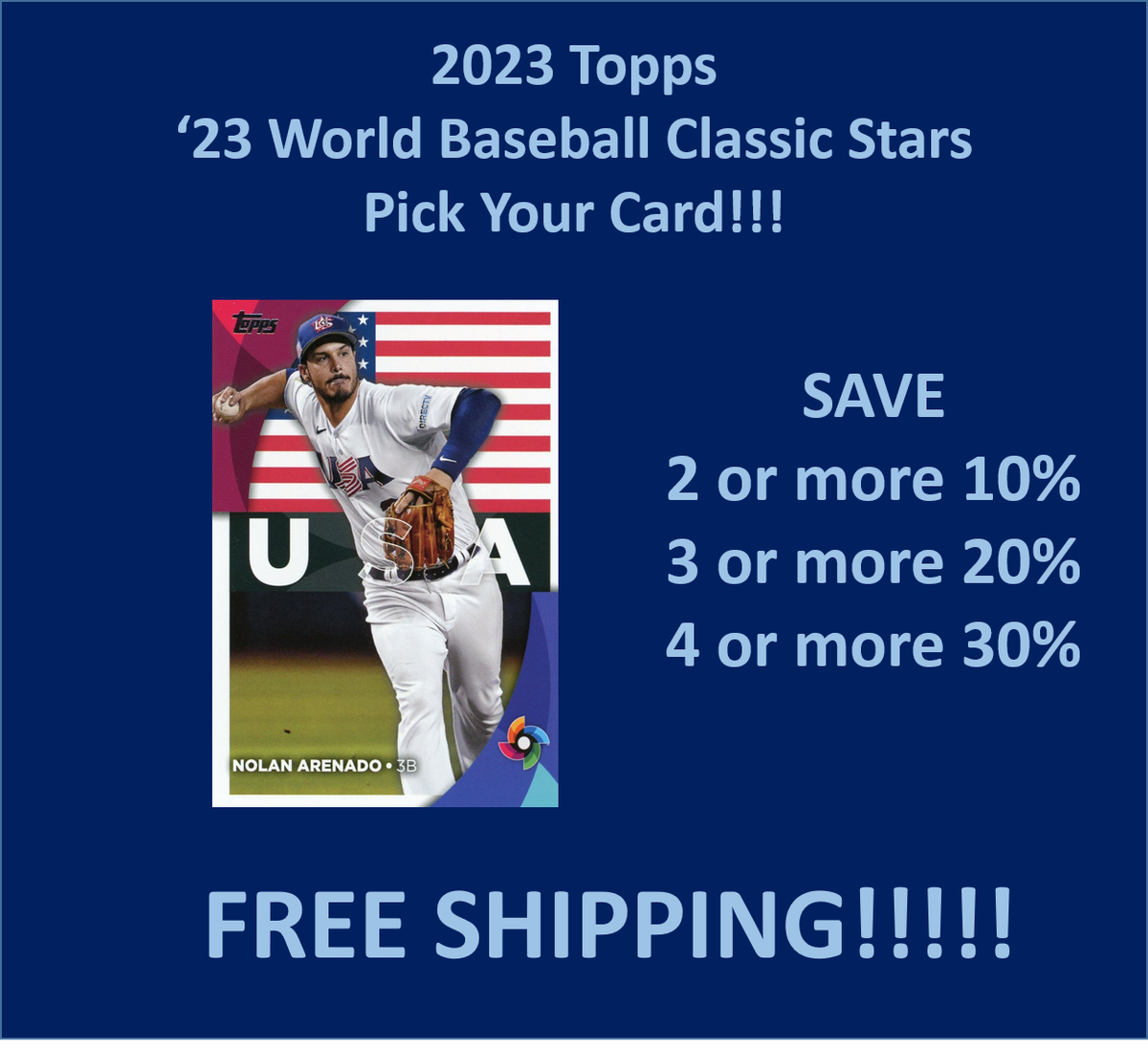 2023 Topps '23 World Baseball Classic Stars You Pick/Complete Your