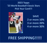 2023 Topps '23 World Baseball Classic Stars You Pick/Complete Your Set!!!!!