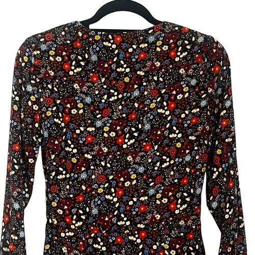 Zara Trafaluc Shorts Romper Size XS Jumpsuit Long Sleeve Floral Multicolor  - Picture 11 of 11