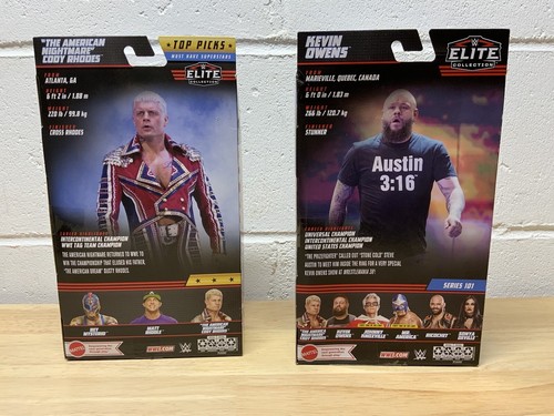 Cody Rhodes & Kevin Owens KO WWE Mattel Elite Series Wrestling Action Figure Set - Picture 3 of 3