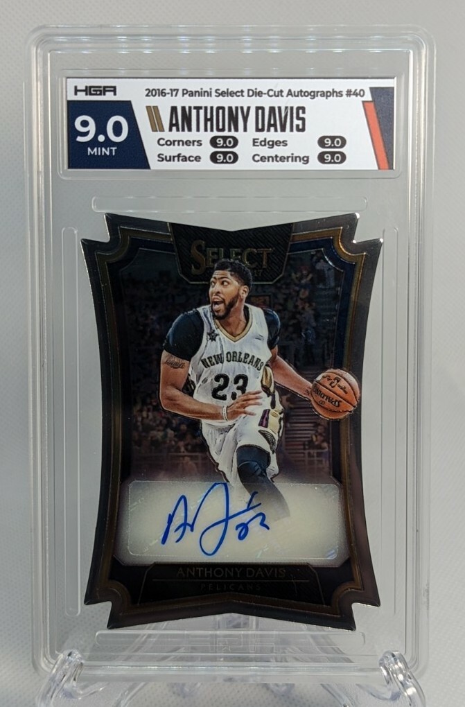 2016/17 PANINI SELECT 40 ANTHONY DAVIS DIE CUT AUTO 1/49 HGA 2016/17 PANINI SELECT 40 ANTHONY DAVIS DIE CUT AUTO 1/49 HGA