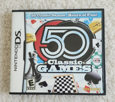 Nintendo DS, 2009, 50 Classic Games (Chess, Mahjong), Rated Everyone - UNTESTED