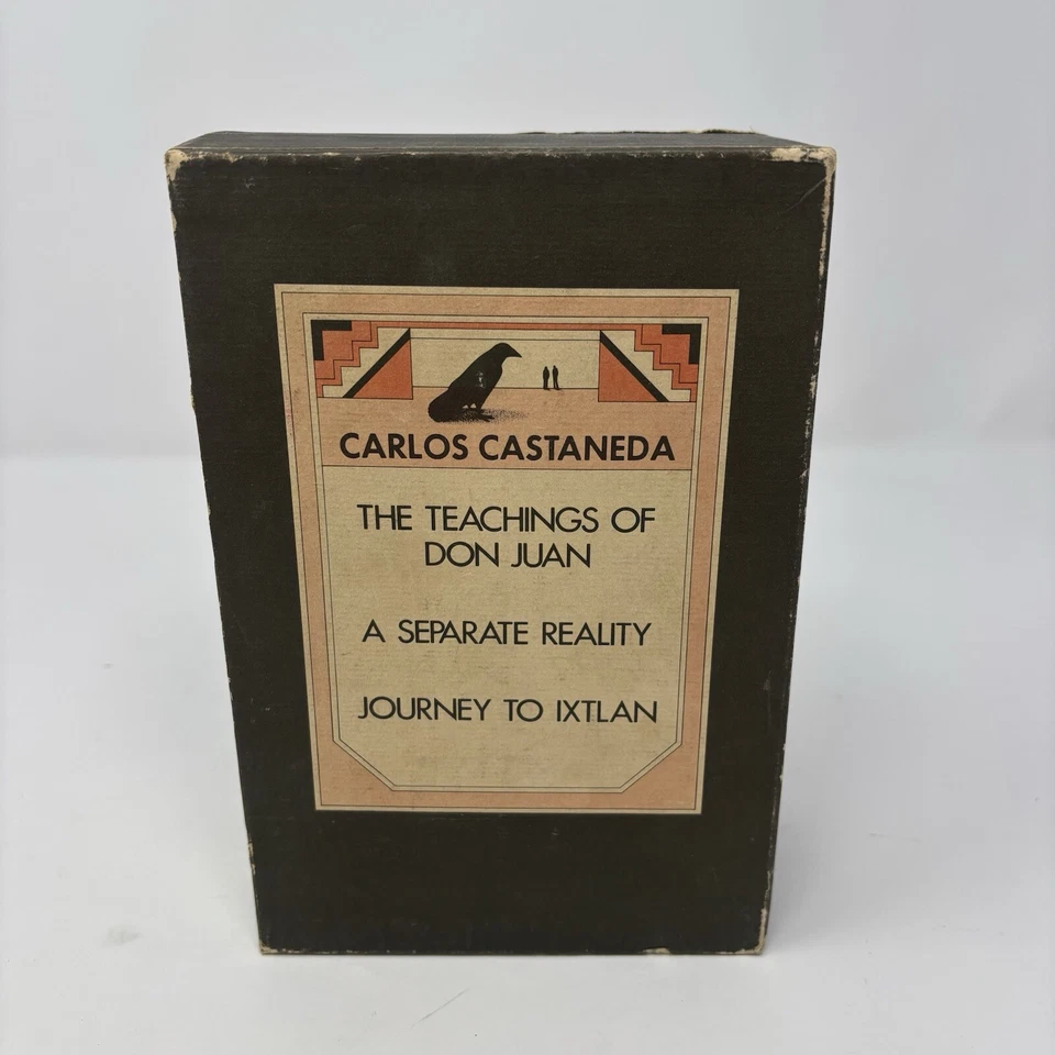 Carlos Castaneda Touchstone Box Set Don Juan Ixtlan Paperback Books READ DAMAGE - Image 2 of 4
