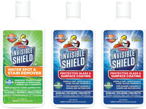 Protective Glass + Surface Coating (2) & Water Spot and Stain Remover (1) - Rest