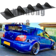 For Subaru Wrxsti Rear Bumper Diffuser 5 Shark Fins Spoiler Lip Splitter Glossy For Subaru Wrxsti Rear Bumper Diffuser 5 Shark Fins Spoiler Lip Splitter Glossy