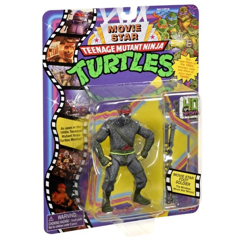 TMNT Teenage Mutant Ninja Turtles Movie Star Foot Soldier Action Figure - Picture 2 of 5