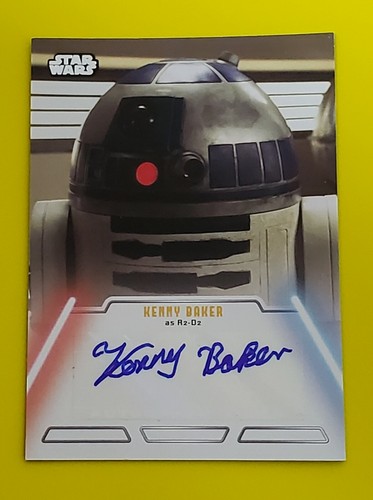 2013 Topps Star Wars Jedi Legacy Autograph KENNY BAKER as R2-D2 - Picture 3 of 12