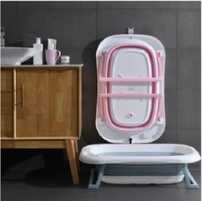 Folding Bathtub Baby Folding Bath Temperature Sensitive Household Large Newborn