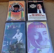 4 CASSETTE Tony Bennett All Time Greatest Hits Perfectly Frank The Essence of 1