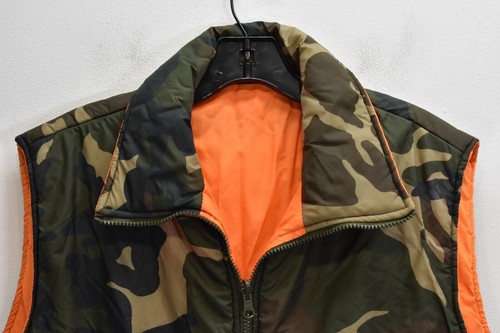 Winchester Mens Reversible Camo Hunting Sleeveless Full Zip Insulated Vest M - Picture 3 of 7