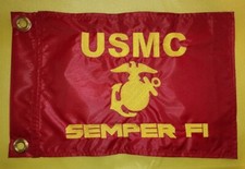Personalized USMC Safety Flag ATV UTV JEEP SxS SAILBOAT GOLF CART made to fit