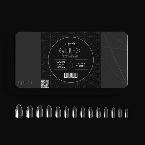 Apres Gel-X® Almond Nail Tips 280 Count 14 Sizes Natural Almond - Picture 2 of 6