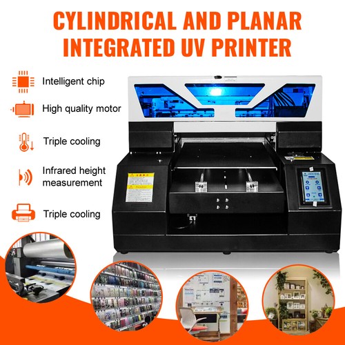 VEVOR A3 UV Multifunktionsdrucker Tintenstrahldrucker DTG Zylinder Epson R1390 - Bild 4 von 24