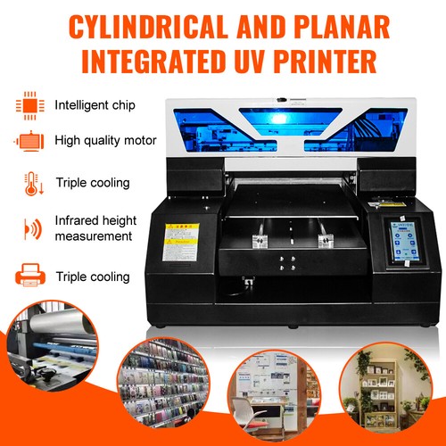 VEVOR A3 UV Stampante multifunzione completamente automatica superficie della - Imagen 1 de 7