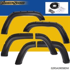 Fender Flares Pocket Rivet Style Textured Fit For 1984-2001 Jeep Cherokee Xj